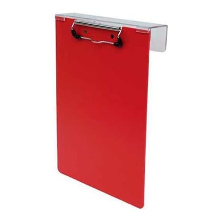 OMNIMED Omnimed® Poly Overbed Clipboard, 9"W x 12-7/8"H, Red 203913-RD
